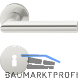 FSB Dr�ckergarnitur 12 1076 ASL auf Rosette BB, silber eloxiert