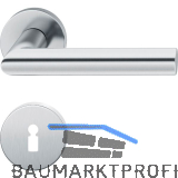 FSB Dr�ckergarnitur 12 1076 ASL auf Rosette BB, Edelstahl matt