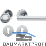 FSB Wechselgarnitur 12 1076 ASL auf Rosette PZ, Knopf drehbar, Edelstahl matt