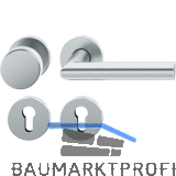 FSB Feuerschutz Wechselgarnitur 76 1076 AGL �NORM PZ, links, Edelstahl matt