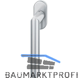 FSB Fenstergriff 34 1076 ovale Rosette, Edelstahl matt