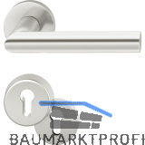 FSB Haust�rdr�ckergarnitur 12 1076, Aluminium silber eloxiert