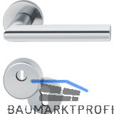 FSB Haust�rdr�ckergarnitur 12 1076 mit Kernziehschutz, Edelstahl matt