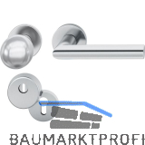 FSB Haust�rwechselgarnitur 12 1076 mit Kernziehschutz, Edelstahl matt