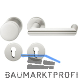 FSB Feuerschutz Wechselgarnitur 79 1016 AGL �NORM PZ, rechts, silber eloxiert