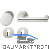 FSB Feuerschutz Wechselgarnitur 79 1016 AGL �NORM PZ, links, silber eloxiert