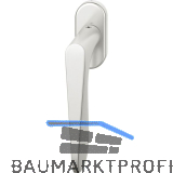 FSB Fenstergriff 34 1144 ovale Rosette, Aluminium silber eloxiert