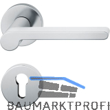 FSB Dr�ckergarnitur 12 1021 ASL auf Rosette PZ, Edelstahl matt