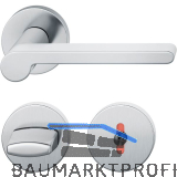 FSB Dr�ckergarnitur 12 1021 ASL auf Rosette WC DIN, Edelstahl matt