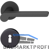 FSB Dr�ckergarnitur 12 1021 ASL auf Rosette BB, schwarz matt