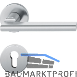 FSB Dr�ckergarnitur 12 1035 ASL auf Rosette PZ, Edelstahl matt