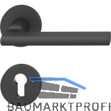 FSB Dr�ckergarnitur 12 1035 ASL auf Rosette PZ, schwarz matt