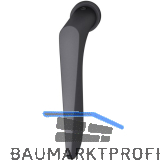 FSB Fenster-Steckgriff 34 1144 minimalistisch, Aluminium schwarz matt