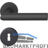 FSB Dr�ckergarnitur 12 1076 ASL auf Rosette BB, schwarz matt