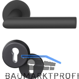FSB Haust�rdr�ckergarnitur 12 1076, Aluminium schwarz matt