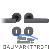 FSB Dr�ckergarnitur 12 1289 ASL auf Rosette BB, schwarz matt