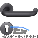 FSB Dr�ckergarnitur 12 1070 ASL auf Rosette PZ, schwarz matt