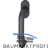 FSB Fenstergriff 34 1070 ovale Rosette, Aluminium schwarz matt