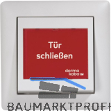 DORMAKABA Drucktaster T�r schlie�en wei�/rot