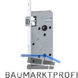 DORMAKABA Einstemmschloss 127 WC, DM61, rund, Fl�sterfalle, Edelstahl