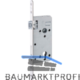 DORMAKABA Einstemmschloss 127WZ PZW, Fl�sterfalle, DM 61, rund, Edelstahl