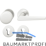 FSB Wechselgarnitur 12 1005 ASL auf Rosette PZ, Aluminium silber eloxiert