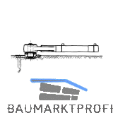 GEZE Drehlager TS 500/550 flachkonisch, Stahl verzinkt