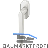 FSB Fenstergriff 34 1005 ovale Rosette, Aluminium silber eloxiert