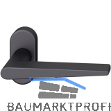 FSB Rahment�rdr�cker 09 1005 Hochhaltefeder B ovale Rosette Aluminium schwarz