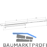 DORMAKABA Gleitschiene G-EMR XEA, ohne elektromechanische Feststellung, silber