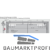DORMAKABA Gleitschiene GSR-V/BG, silber