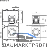 Gleitschiene BOXER ISM, silber
