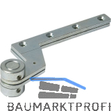 DORMAKABA Zapfenband 7411 K/56 f. stumpfe Holzt�ren mitT�rhebel, verzinkt