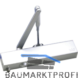 DORMAKABA T�rschlie�er TS 73-EMF EN 6, Kopfmontage, mit Gest�nge, silber