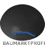 Wandt�rpuffer - � 32 mm, H�he 12 mm, Kunststoff schwarz