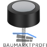 FSB Bodent�rpuffer 38 3878 � 48 mm, H�he 24 mm, Edelstahl matt