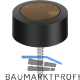 FSB Bodent�rpuffer 38 3878 � 48 mm, H�he 24 mm, Bronze dunkel patiniert