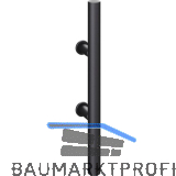 FSB T�rgriff 66 6681 L�nge 400 mm, Aluminium schwarz matt