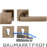 FSB Wechselgarnitur 12 1004 ASL auf Rosette PZ, Bronze dunkel patiniert