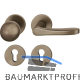 FSB Wechselgarnitur 12 1106 ASL auf Rosette PZ, Bronze dunkel patiniert