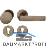 FSB Wechselgarnitur 12 1267 ASL auf Rosette PZ, Bronze dunkel patiniert