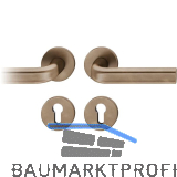 FSB Dr�ckergarnitur 12 1242 ASL auf Rosette PZ, Bronze dunkel patiniert