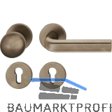 FSB Wechselgarnitur 12 1242 ASL auf Rosette PZ, Bronze dunkel patiniert