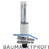 T�rfeststeller 1222 Hub 60 mm, 35 x 225 mm, Aluminium wei� RAL 9016