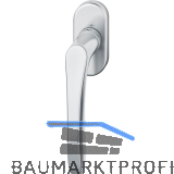 FSB Fenstergriff 34 1106 ovale Rosette, Edelstahl matt