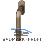 FSB Fenstergriff 34 1242 ovale Rosette, Bronze dunkel patiniert gewachst