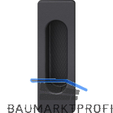 FSB Schiebet�rmuschel 42 4217 eckig, Aluminium schwarz matt