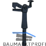 Torhalter 1301 Gr. 1, L�nge sichtbar 105mm,Bodenmontage,Temperguss schwarz lack.