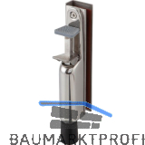 T�rfeststeller 1132 f�r Glast�ren, Hub 30 mm, 210 x 36 mm, Edelstahl poliert