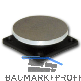 Haftmagnet-Gegenplatte, Gr. 06, beweglich, Platte 75 x 75 mm, Stahl verzinkt